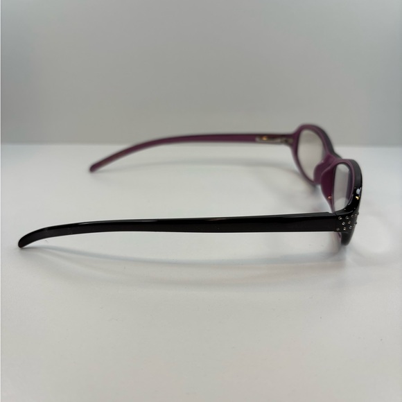 Vintage Joan Rivers 2.5 Reading Glasses Black and Purple Vintage Glasses - Picture 5 of 13